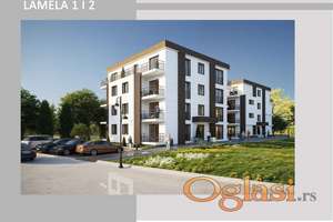 Jednosoban stan u zgradi u izgradnj kod Slatine 41,44m2